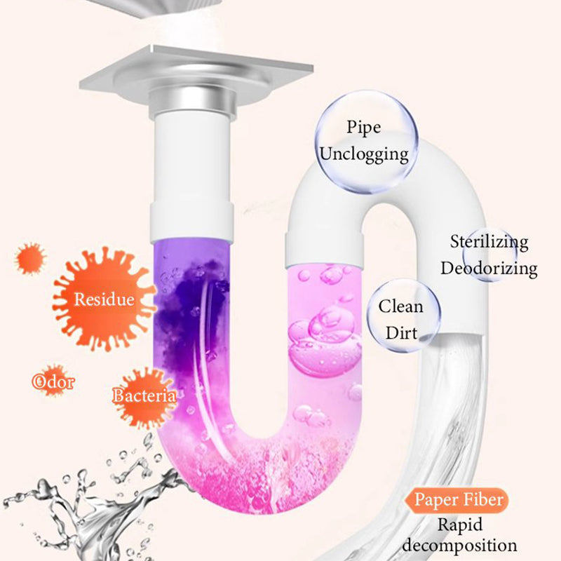 ⏳Time-limited Special⌛Multi-Use Powerful Anti-Clog Drain Cleaner Powder