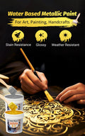 ⏳Time-limited Special⏰Water Based Gold Leaf Paint For Art, Painting, Handcrafts