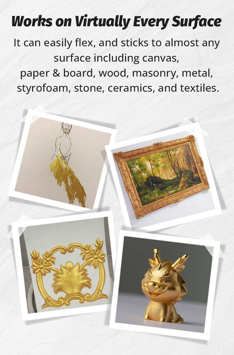 ⏳Time-limited Special⏰Water Based Gold Leaf Paint For Art, Painting, Handcrafts