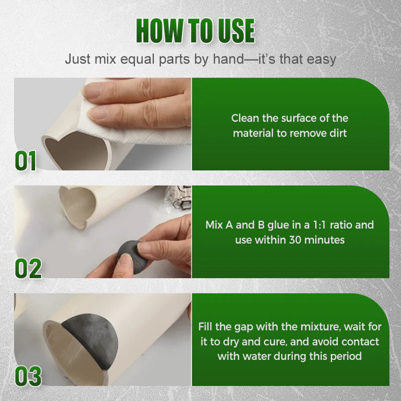 High-Strength Fast Repair Epoxy Putty